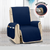 Recliner (30 IN X 51 IN X 18 IN) / Navy / Tan