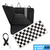 Black / Large (Fits Most Vehicles) / Backseat Cover + FREE Safety Belt + Plush Backseat Dog Bed (Save $20)