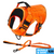 Blaze Orange / Small (20-45 LB) (9-20 KG) / Harness + Bungee Leash (Save $20)