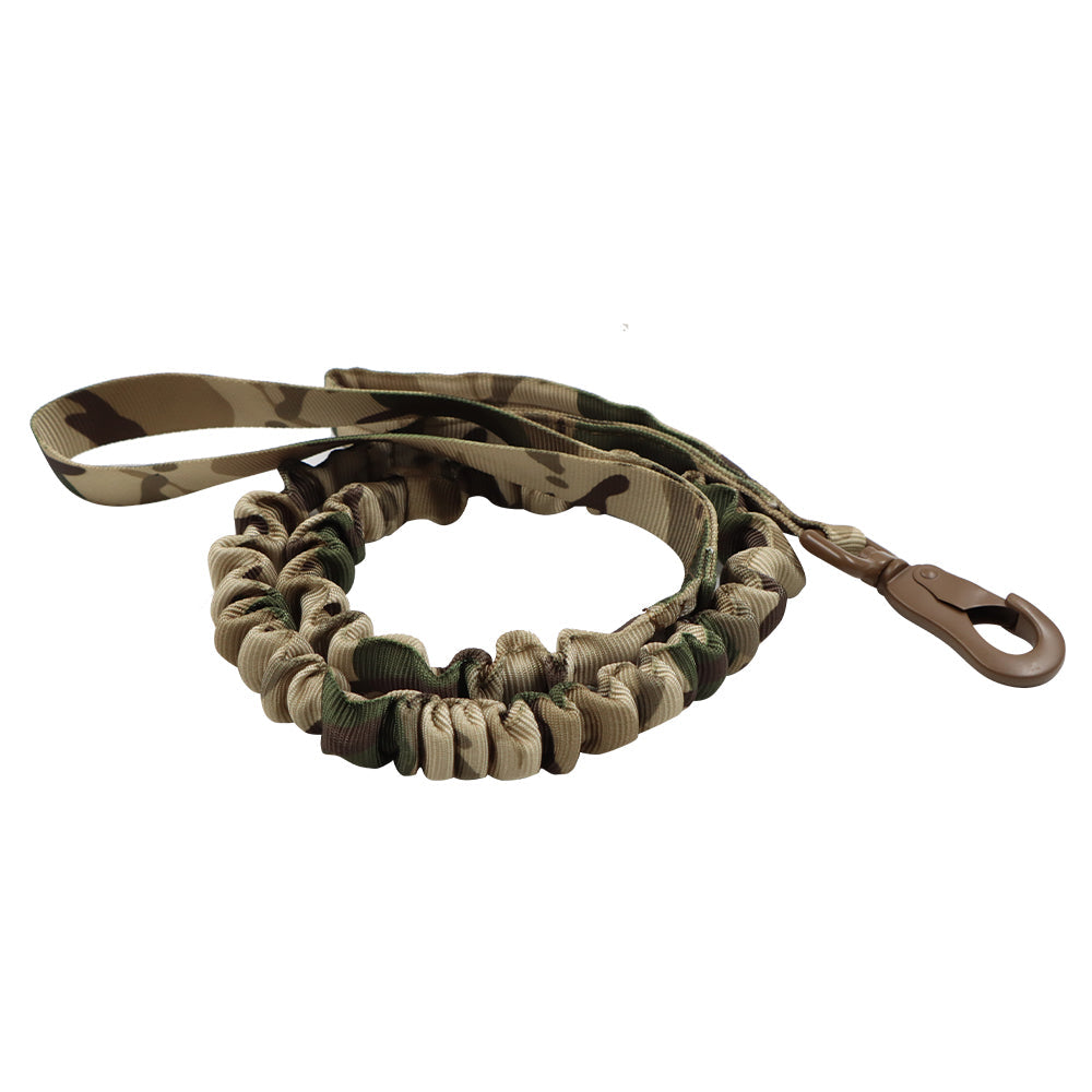 Heavy-Duty Double-Handle Tactical Bungee K9 Dog Leash