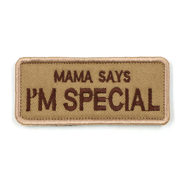 'Mama Says I'm Special' Hook & Loop Patch For Harness