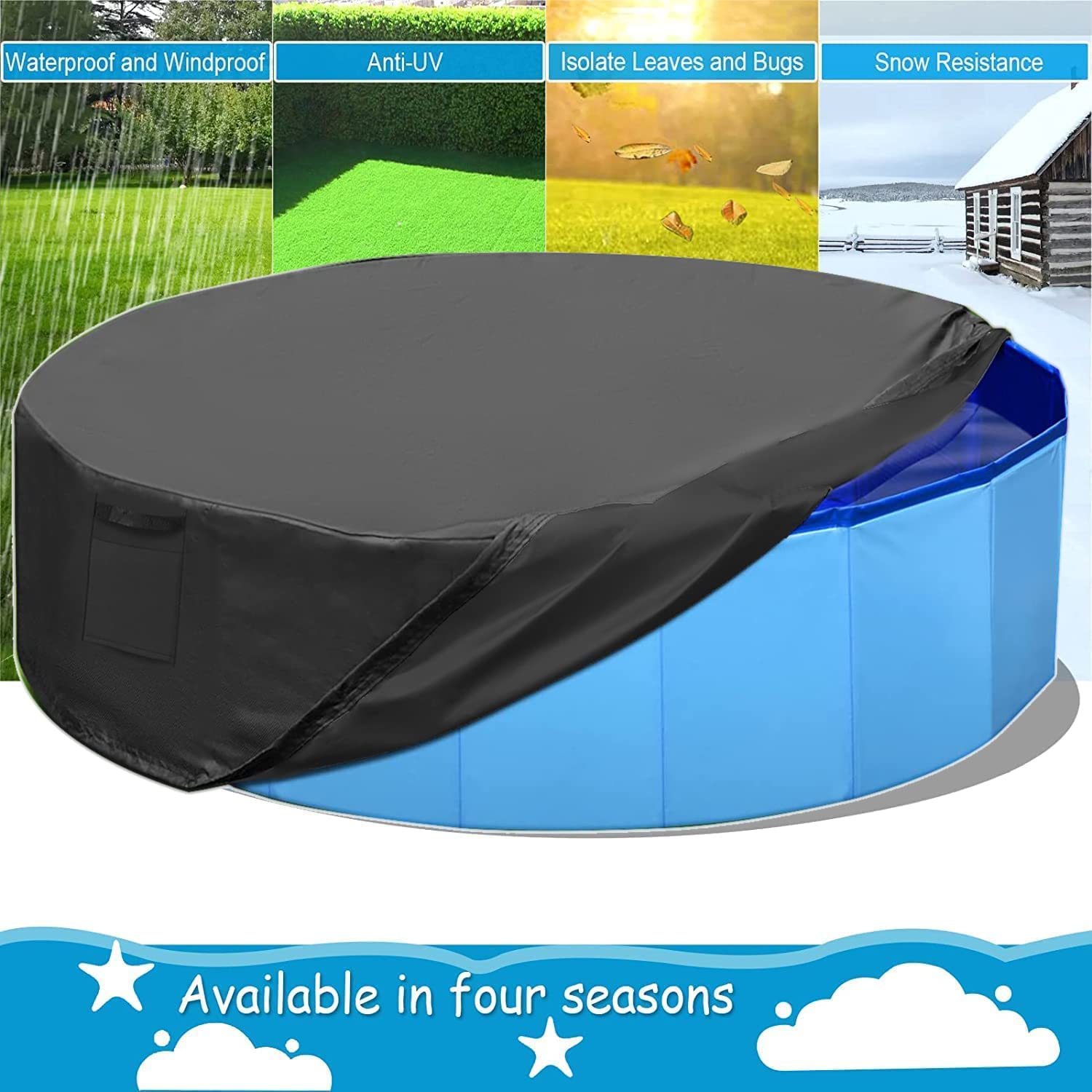 Waterproof Dog Pool Cover